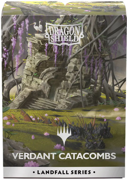 DRAGON SHIELD MAGIC THE GATHERING LANDFALL SERIES VERDANT CATACOMBS Dragon Shield Dragon Shield | Red Claw Gaming