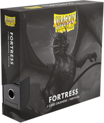 DRAGON SHIELD FORTRESS CARD DRAWERS VERTICAL 3 ROW BLACK | Red Claw Gaming