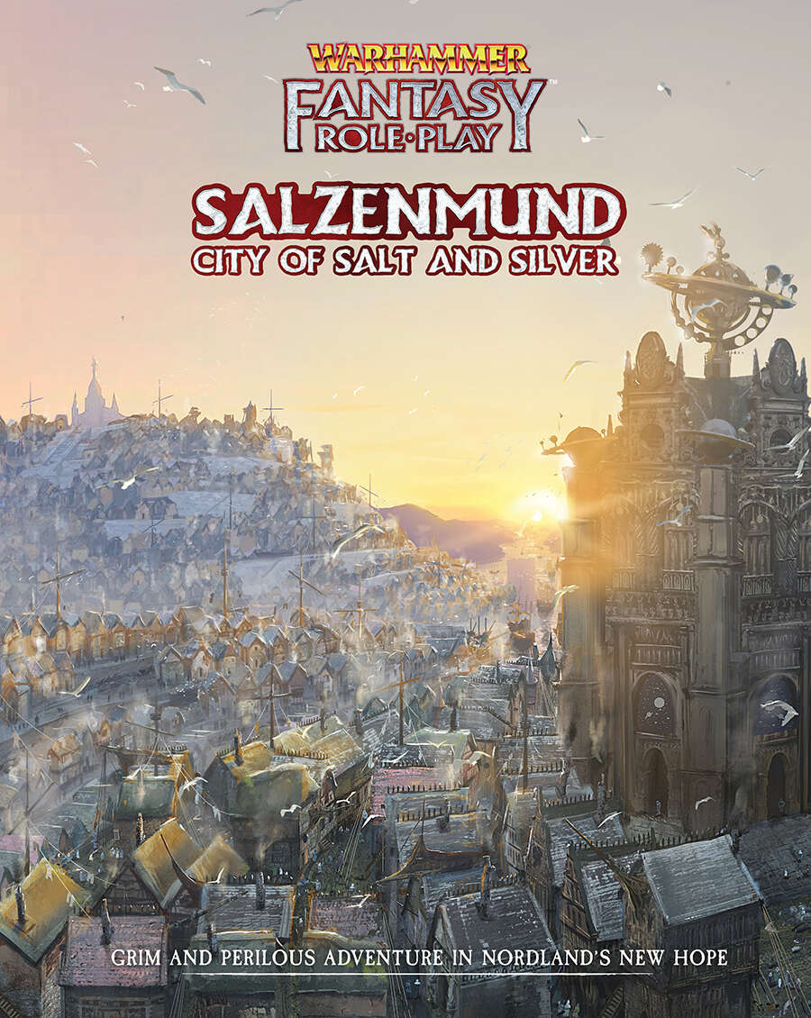 WARHAMMER FANTASY ROLE PLAY SALZENMUND CITY OF SALT AND SILVER Role Playing Cubicle Seven    | Red Claw Gaming