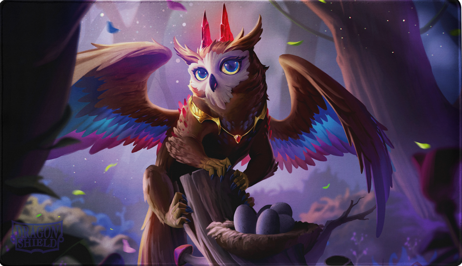 DRAGON SHIELD PLAYMAT WITH TUBE THE DRAGOWLIS | Red Claw Gaming