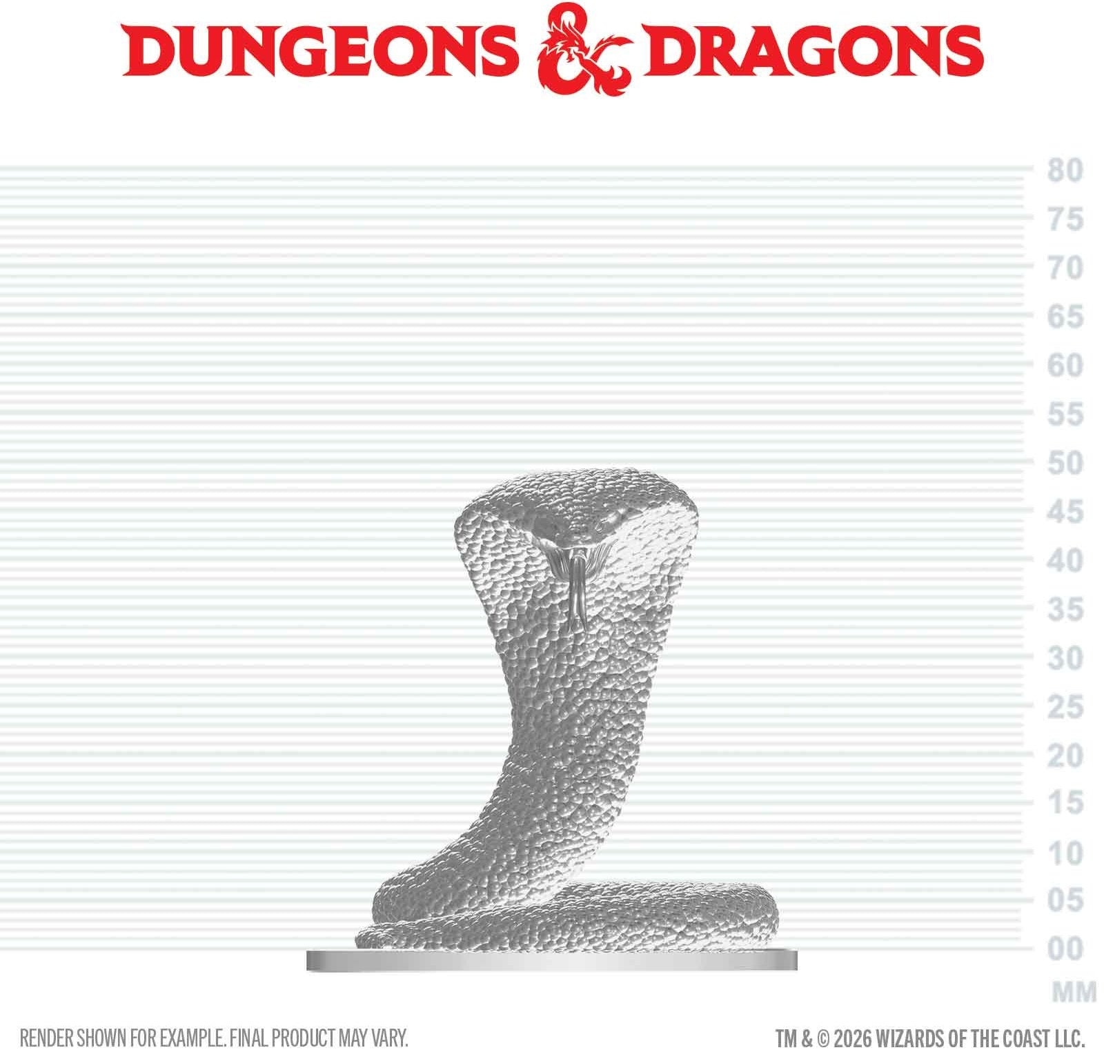 DND UNPAINTED MINIS WV29 POLAR SERPENT | Red Claw Gaming