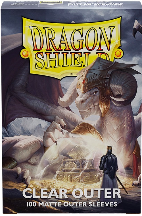 DRAGON SHIELD STANDARD SLEEVES OUTER MATTE CLEAR Dragon Shield Dragon Shield    | Red Claw Gaming