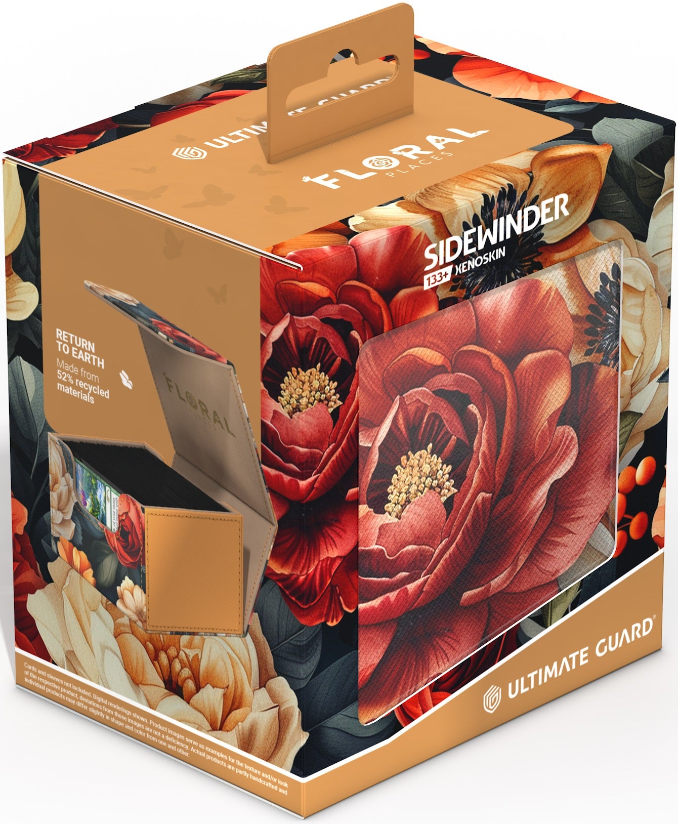 UG DECK CASE SIDEWINDER 133+ FLORAL SECRET GARDEN Deck Box Ultimate Guard | Red Claw Gaming