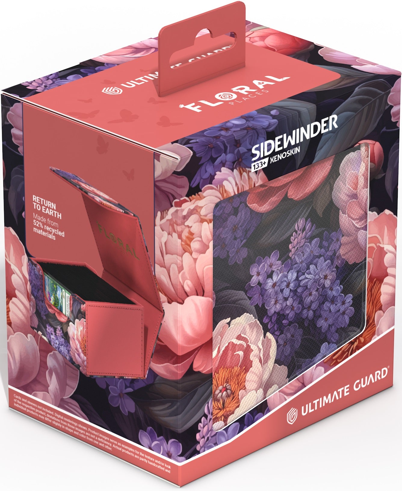UG DECK CASE SIDEWINDER 133+ FLORAL VIVID FIELD Deck Box Ultimate Guard | Red Claw Gaming