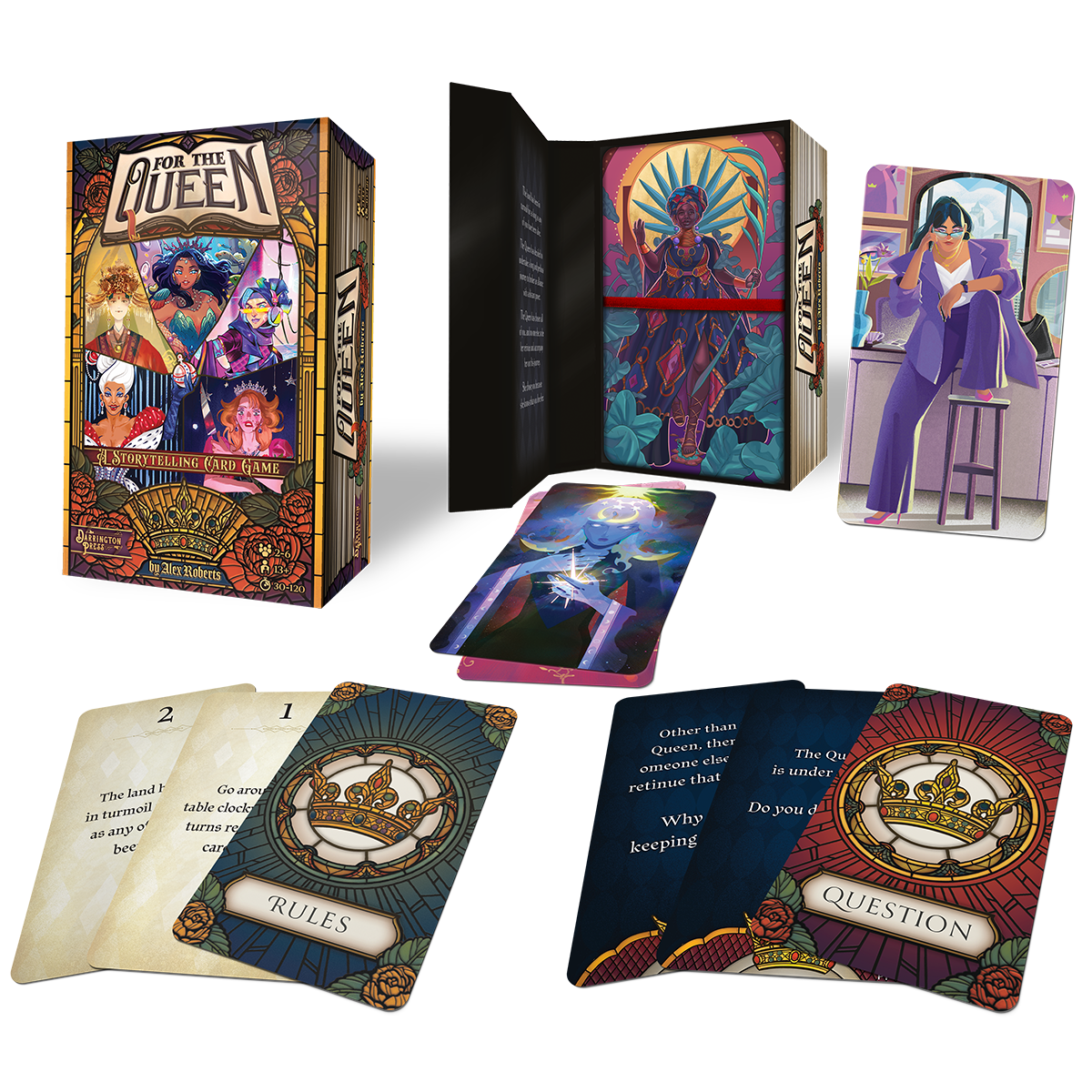 For The Queen: A Storytelling Card Game Board Game Darrington Press | Red Claw Gaming