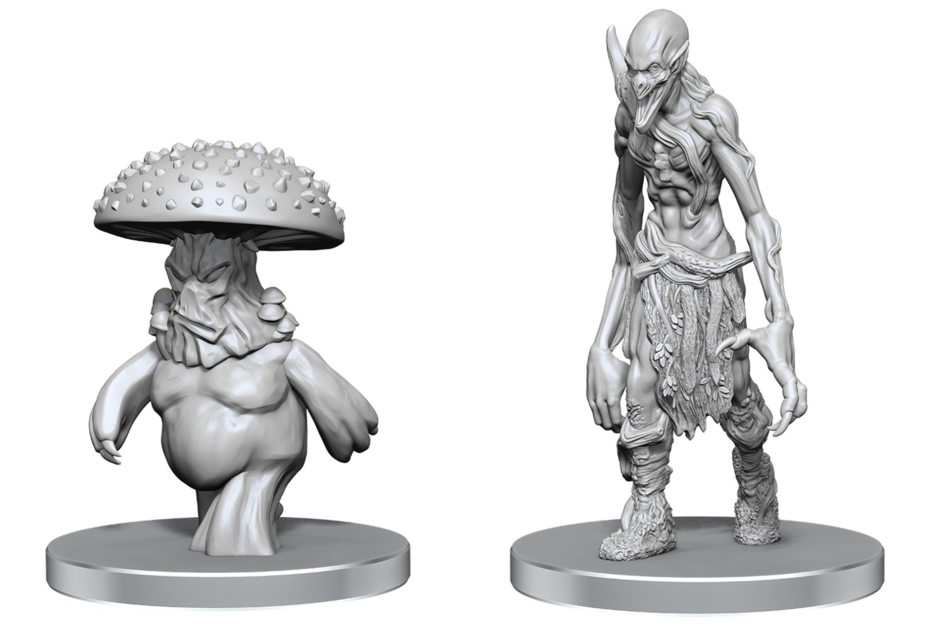PF UNPAINTED MINIS WV26 MYCELOID & GRIMSTALKER Minatures Wizkids Games | Red Claw Gaming