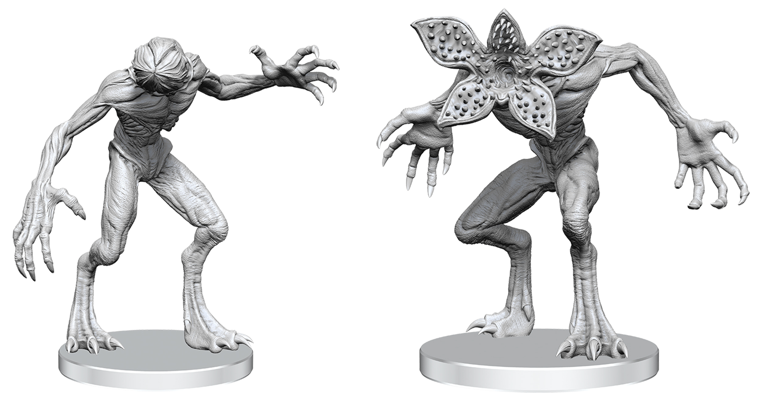 STRANGER THINGS UNPAINTED MINIS DEMOGORGONS Minatures Wizkids Games | Red Claw Gaming