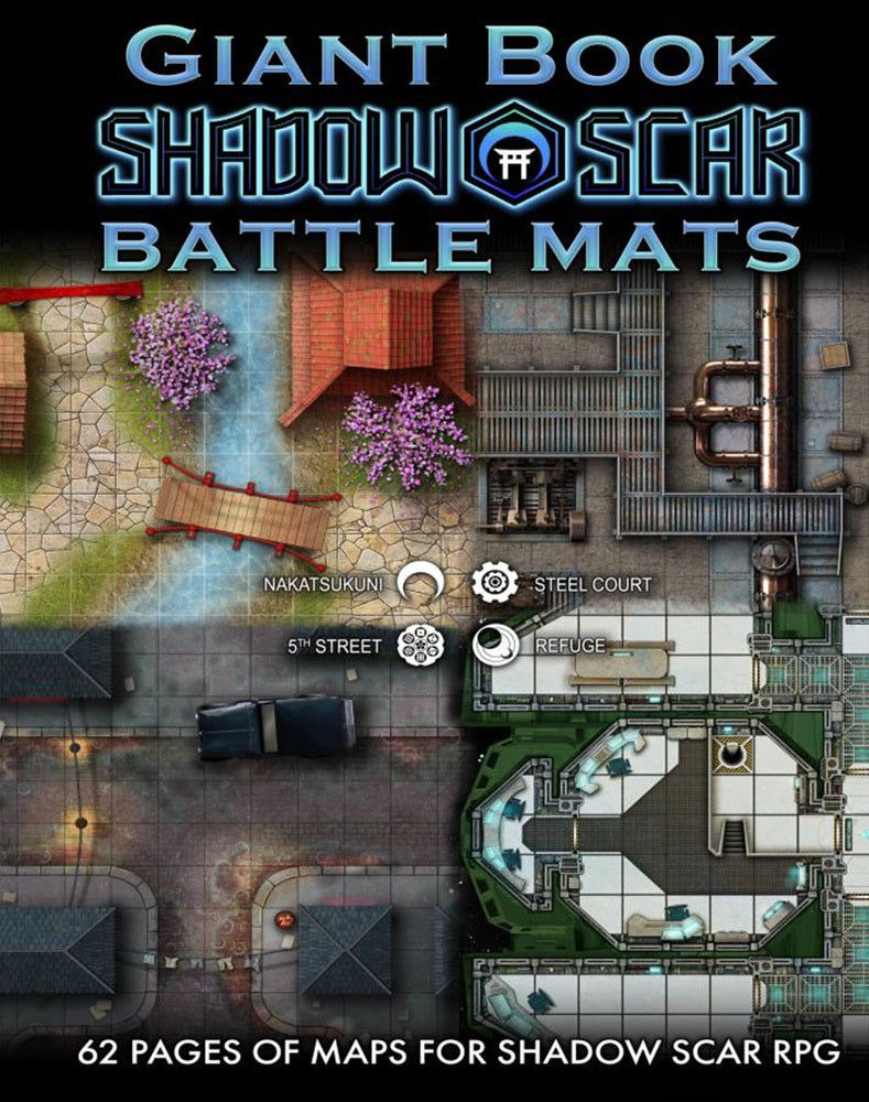 BIG BOOK OF BATTLE MATS - Shadow Scar Role Playing Universal DIstribution | Red Claw Gaming