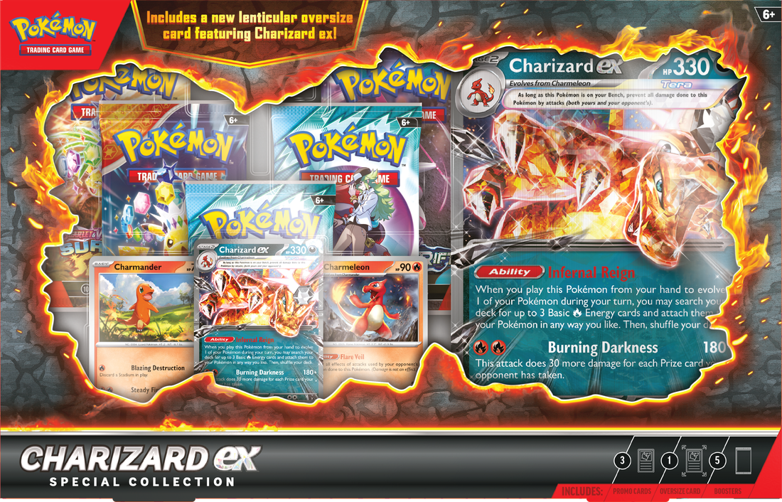 POKEMON CHARIZARD EX SPECIAL COLLECTION Pokemon Nintendo | Red Claw Gaming