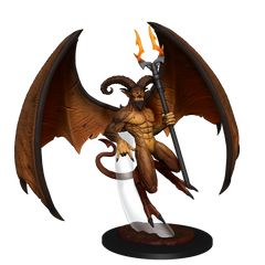 D&D Nolzur's Marvelous Miniatures: Horned Devil Minatures Wizkids Games | Red Claw Gaming