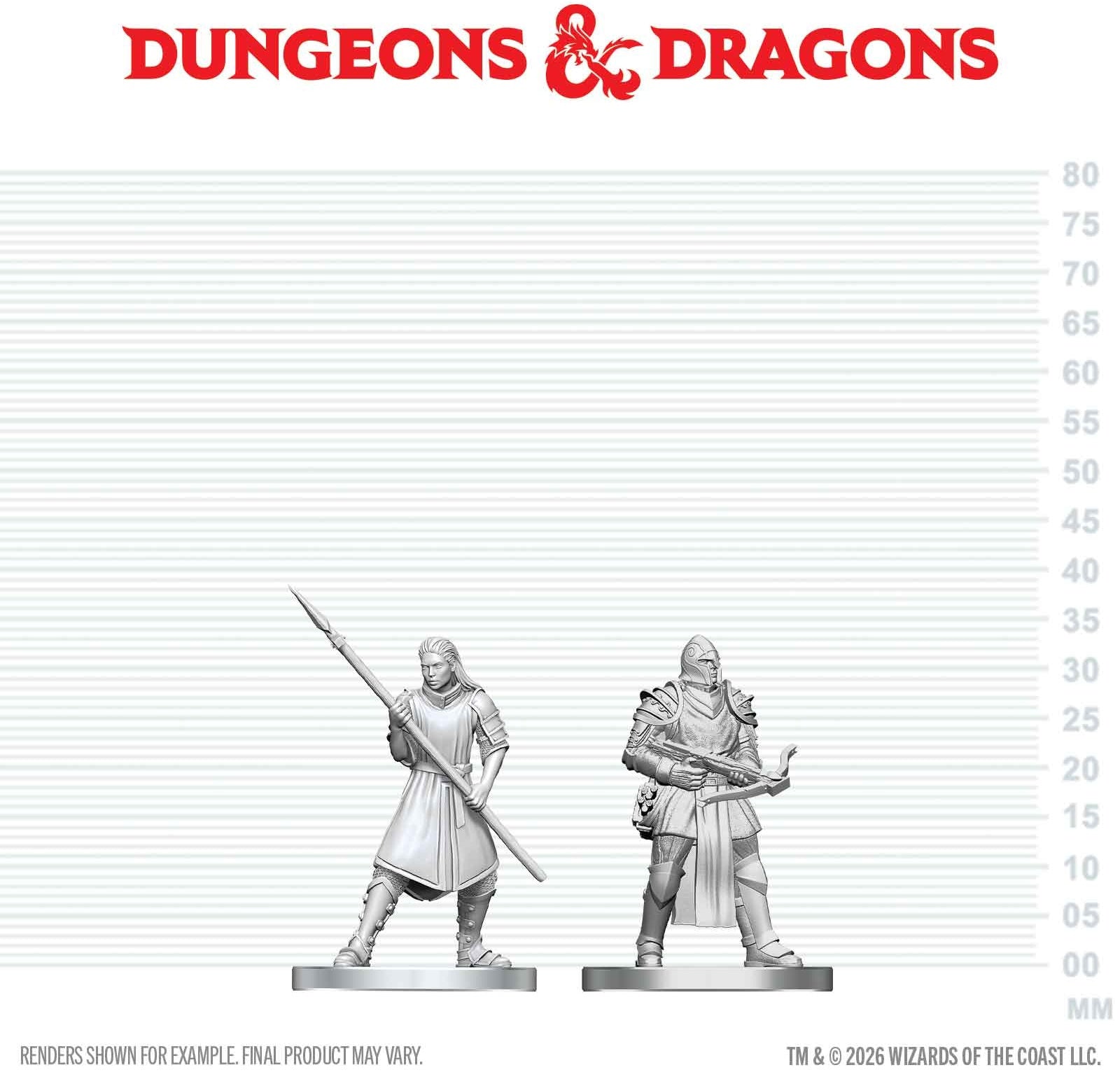 DND UNPAINTED MINIS WV29 TOWN GUARDS | Red Claw Gaming