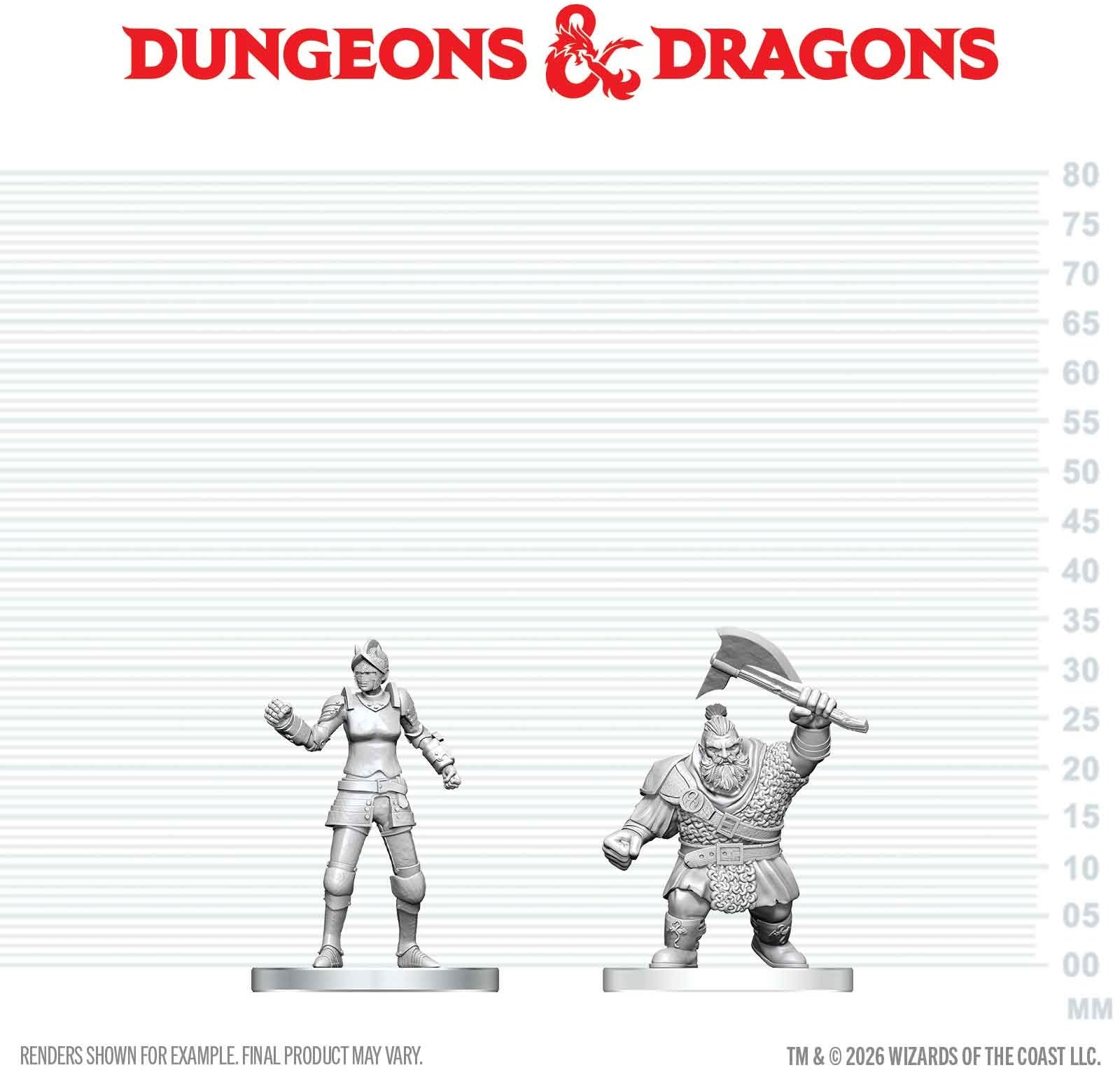 DND UNPAINTED MINIS WV29 CULTIST OF BANE & DWARF ZHENTILAR SOLDIER | Red Claw Gaming
