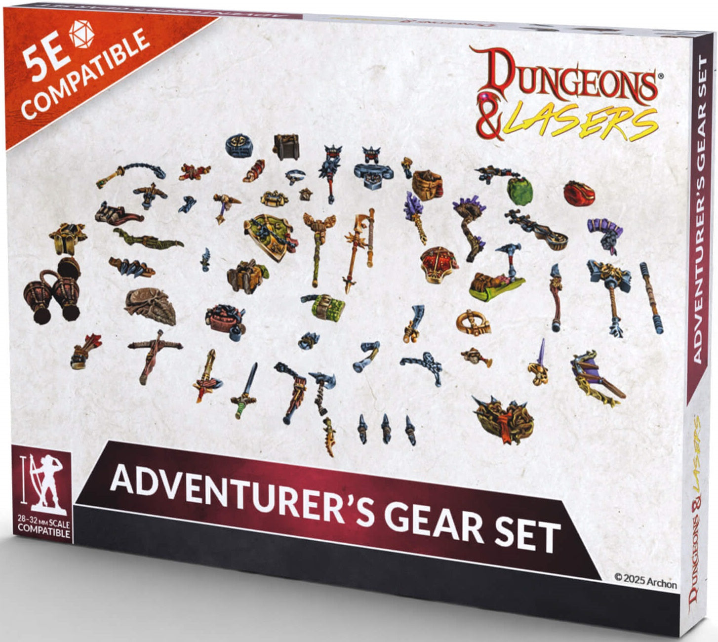 Dungeons & Lasers - Adventurer's Gear Set Red Claw Gaming | Red Claw Gaming