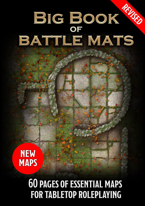 BIG BOOK OF BATTLE MATS REVISED Role Playing Universal DIstribution    | Red Claw Gaming