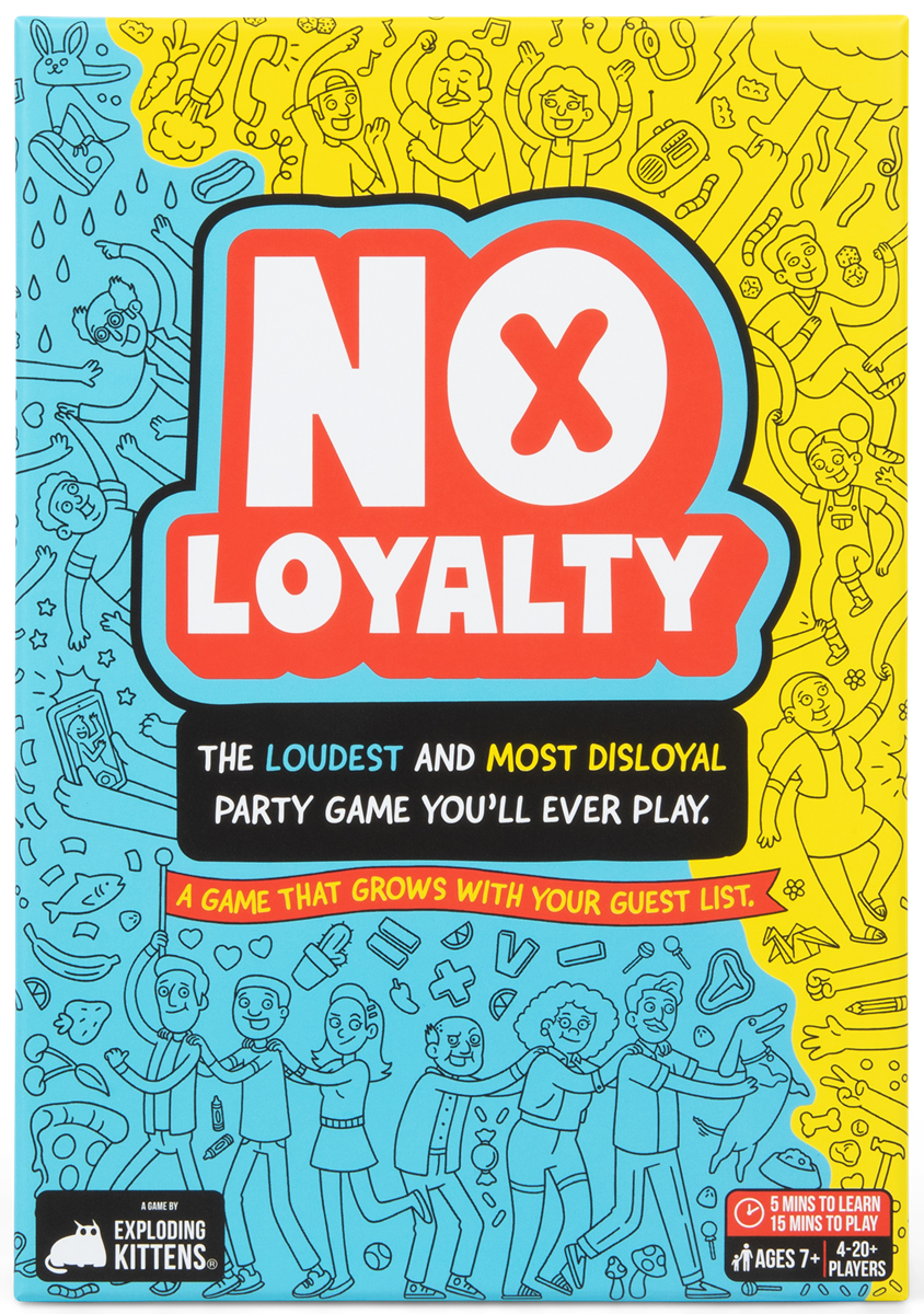 NO LOYALTY Board Game Exploding Kittens | Red Claw Gaming