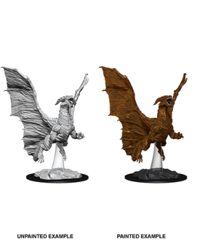 D&D Nolzur's Marvelous Miniatures: Young Copper Dragon Minatures Wizkids Games | Red Claw Gaming
