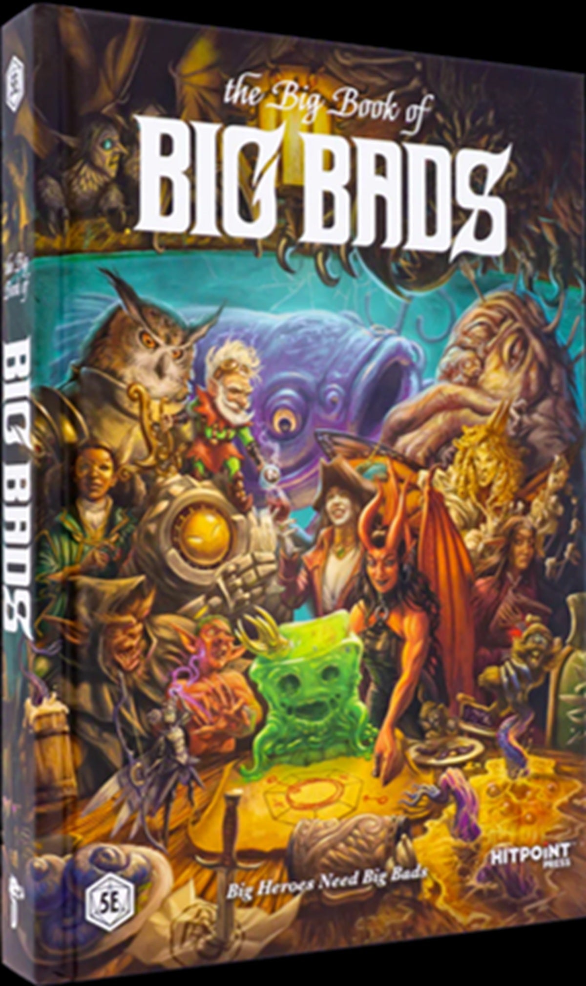 BIG BADS: THE BIG BOOK OF BIG BADS HC D&D Book Hit Point Press | Red Claw Gaming