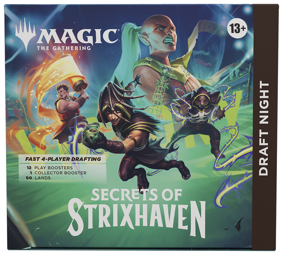 Magic: The Gathering: Secrets of Strixhaven Draft Night Sealed Magic the Gathering Wizards of the Coast (Sealed) | Red Claw Gaming