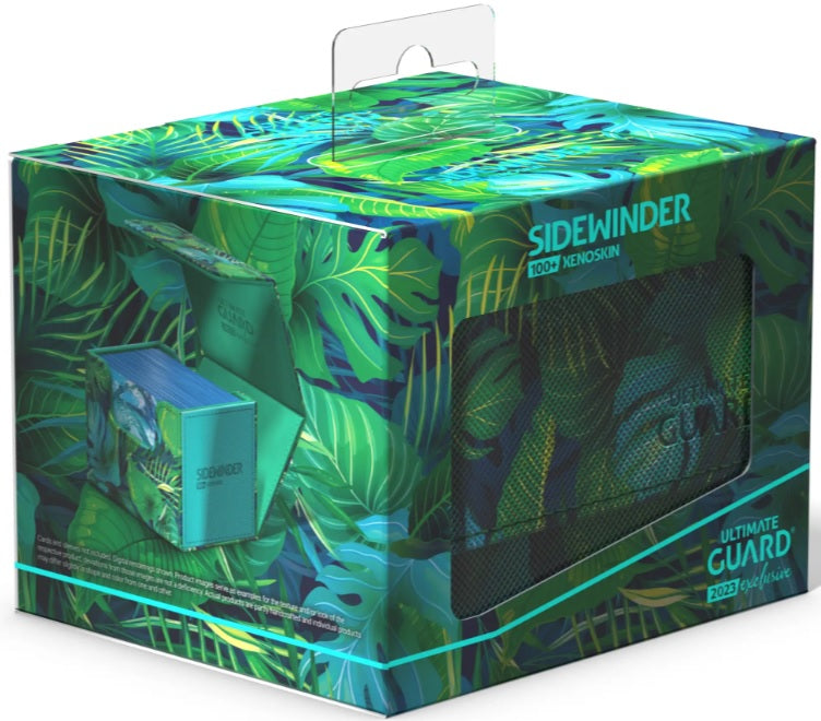 ULTIMATE GUARD DECK CASE SIDEWINDER 100+ RAINFORST GREEN Deck Box Ultimate Guard    | Red Claw Gaming
