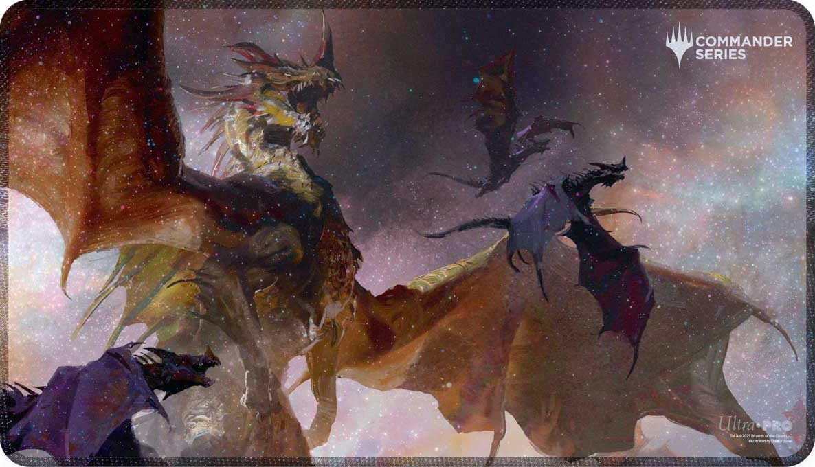 UP PLAYMAT MTG COMMANDER SERIES THREE COLOR WEDGE THE UR-DRAGON HOLOFOIL Playmats Ultra Pro | Red Claw Gaming