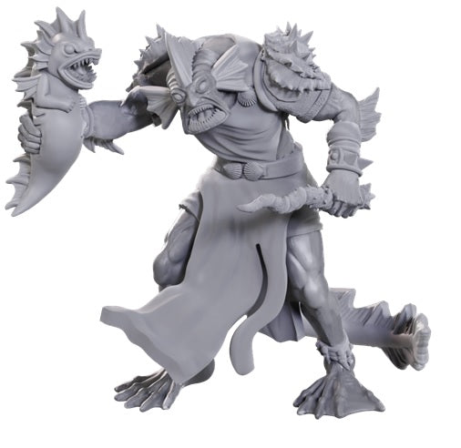 DND UNPAINTED MINIS WV24 SAHUAGIN PRIESTESS Minatures Wizkids Games | Red Claw Gaming