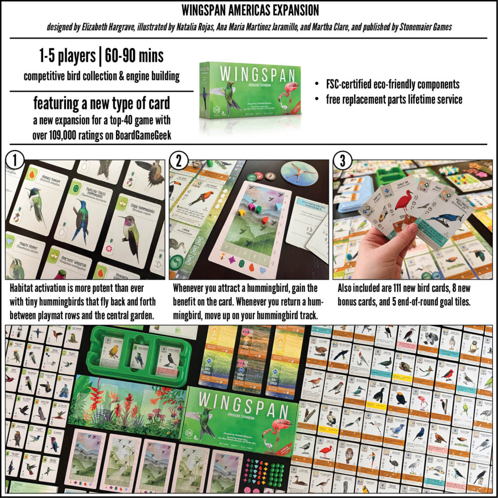 WINGSPAN AMERICAS Board Game Stonemaier Games | Red Claw Gaming