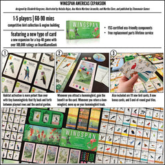 WINGSPAN AMERICAS Board Game Stonemaier Games | Red Claw Gaming