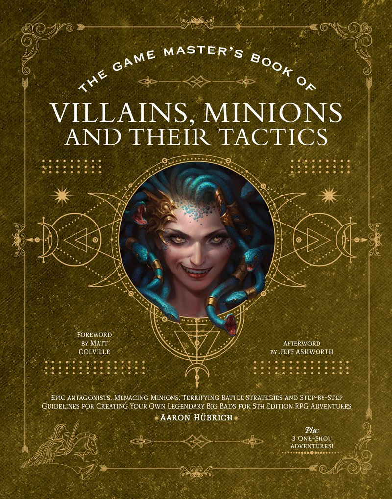 THE GAME MASTERS BOOK OF VILLAINS/MINIONS/TACTICS RPG Book Game Master | Red Claw Gaming