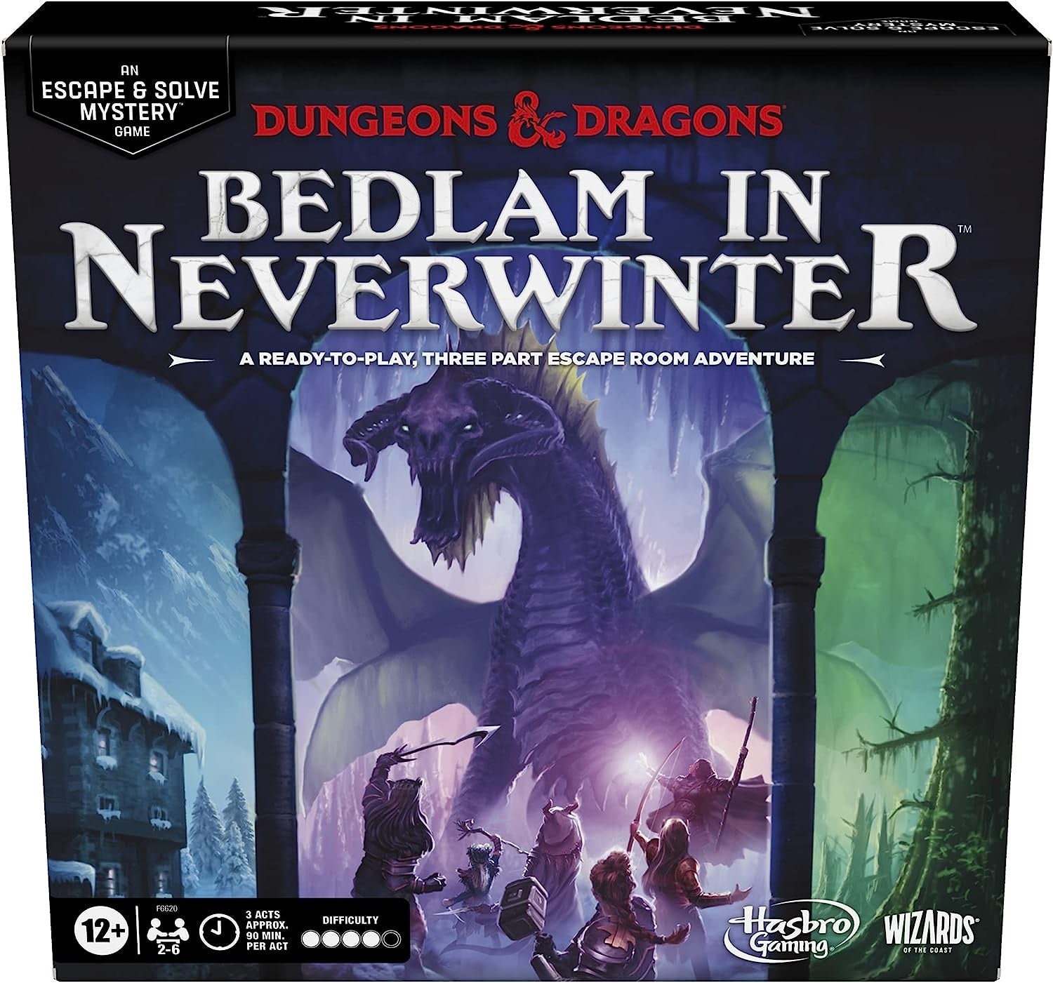 DUNGEONS & DRAGONS ESCAPE BEDLAM IN NEVERWINTER Board Game Wizards of the Coast    | Red Claw Gaming
