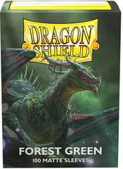 Dragon Shield Matte Sleeve - Forest Green 100ct Dragon Shield Dragon Shield    | Red Claw Gaming