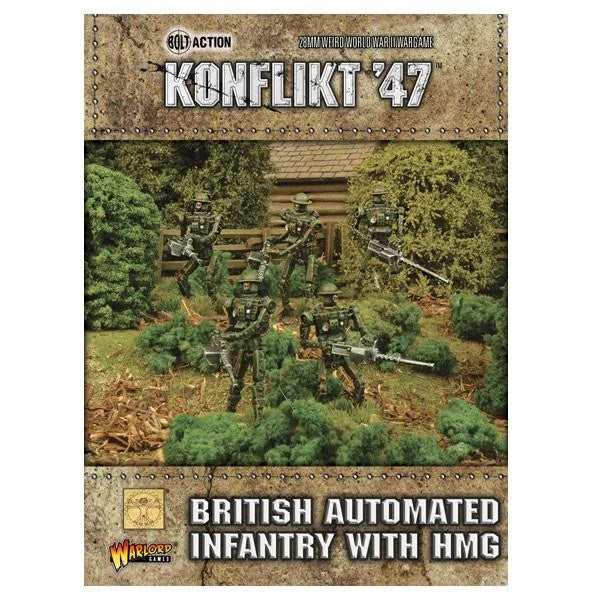 Konflikt 47: British Armoured Infantry with HMG Polish Warlord Games | Red Claw Gaming