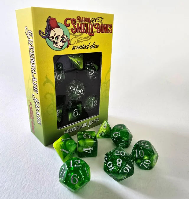 Green Blade Grass Scented Dice Dice Studio Woe | Red Claw Gaming