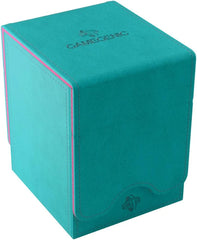 Gamegenic Squire 100+ XL Deck Box Gamegenic Teal/Pink | Red Claw Gaming