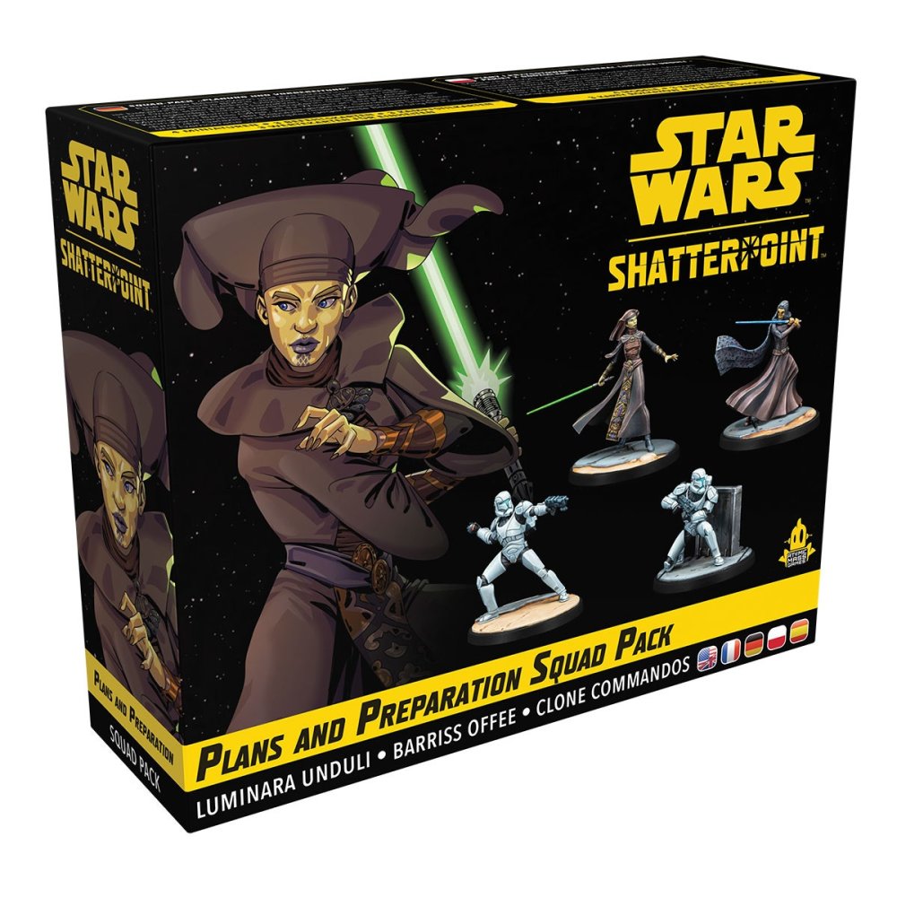 Star Wars Shatterpoint: Plans and Preparation: General Luminara Unduli Squad Pack Star Wars: Legion Fantasy Flight Games    | Red Claw Gaming