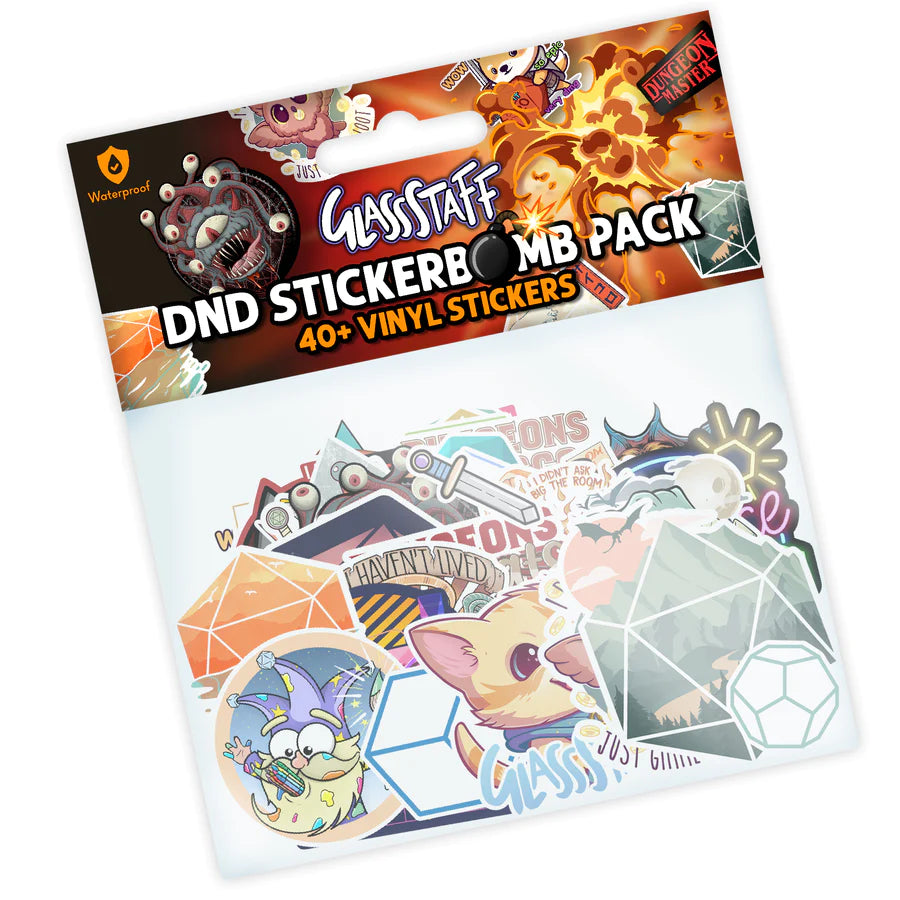 D&D Stickerbomb pack D&D Accessory Forged Gaming    | Red Claw Gaming