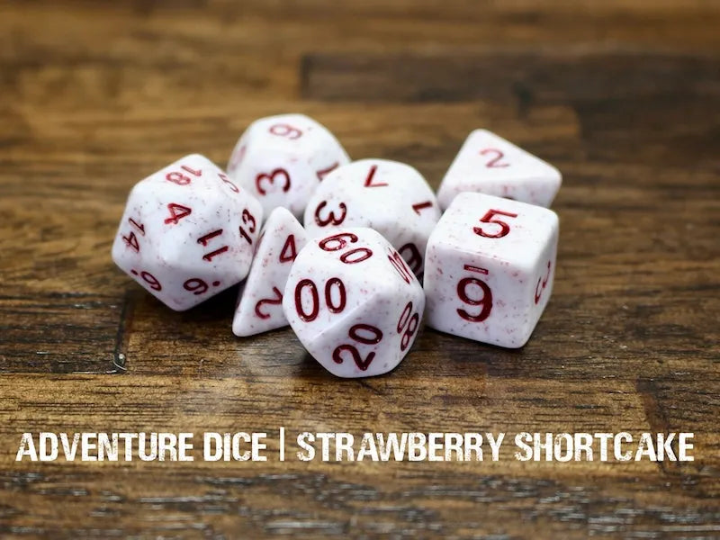 Adventure Dice Strawberry Shortcake Dice Set Dice & Counters Adventure Dice | Red Claw Gaming