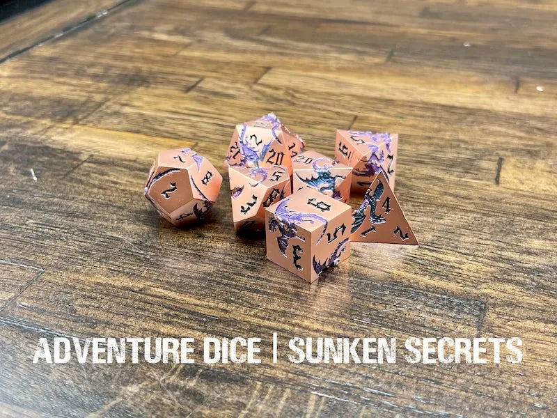Sunken Secrets Dice & Counters Adventure Dice | Red Claw Gaming