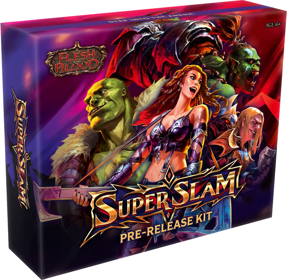 FLESH AND BLOOD SUPER SLAM PRE-RELEASE KIT Flesh and Blood Red Claw Gaming | Red Claw Gaming