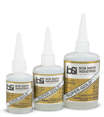 Super-Gold+ Odorless Superglue 1 OZ Hobby Supplies Bob Smith Industries    | Red Claw Gaming