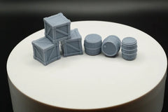 Darkwood Prints - Builder Pack: Crates and Barrels | Red Claw Gaming