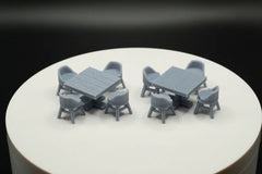Darkwood Prints - Builder Pack: Tables & Chairs I | Red Claw Gaming