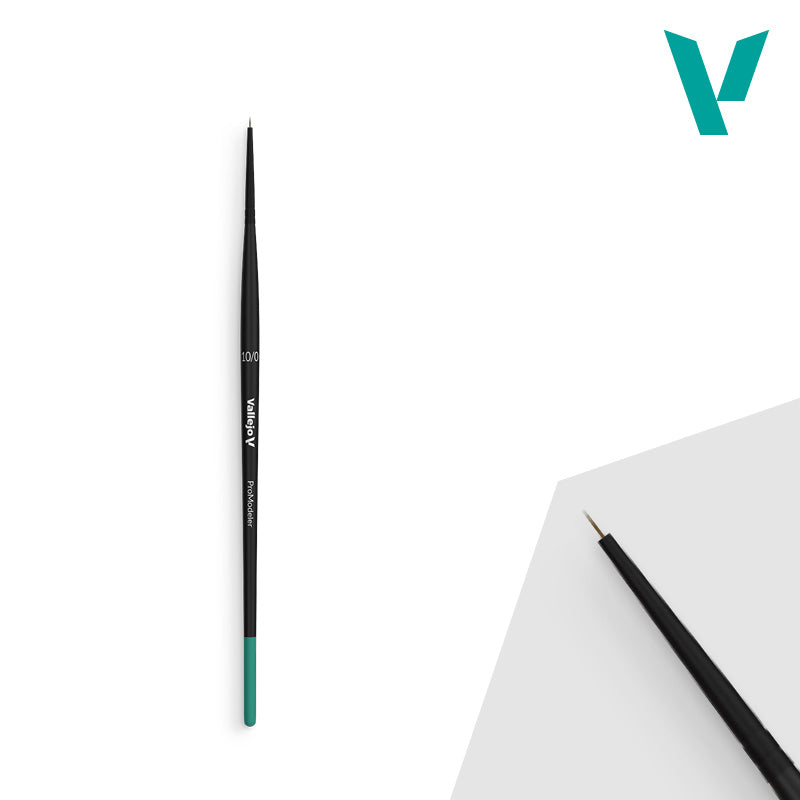 VALLEJO: PRO MODELER (NATURAL HAIR) ROUND BRUSH NO. 10/0 Vallejo Brush Vallejo    | Red Claw Gaming