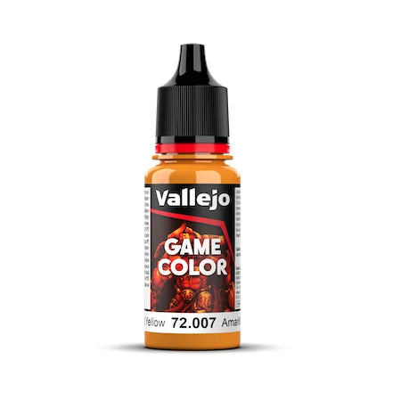 GAME COLOR 007-18ML. GOLD YELLOW Vallejo Game Color Vallejo    | Red Claw Gaming
