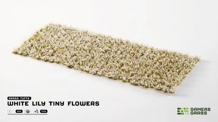 White Lily Tiny Flowers Gamers Grass Gamers Grass | Red Claw Gaming