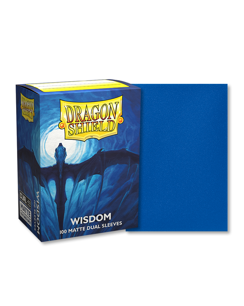 DRAGON SHIELD SLEEVES DUAL MATTE - WISDOM 100CT Dragon Shield Dragon Shield    | Red Claw Gaming