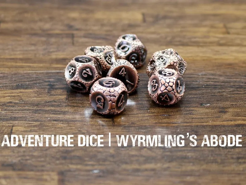 Adventure Dice Wyrmling’s Abode premium dice set Dice & Counters Adventure Dice | Red Claw Gaming