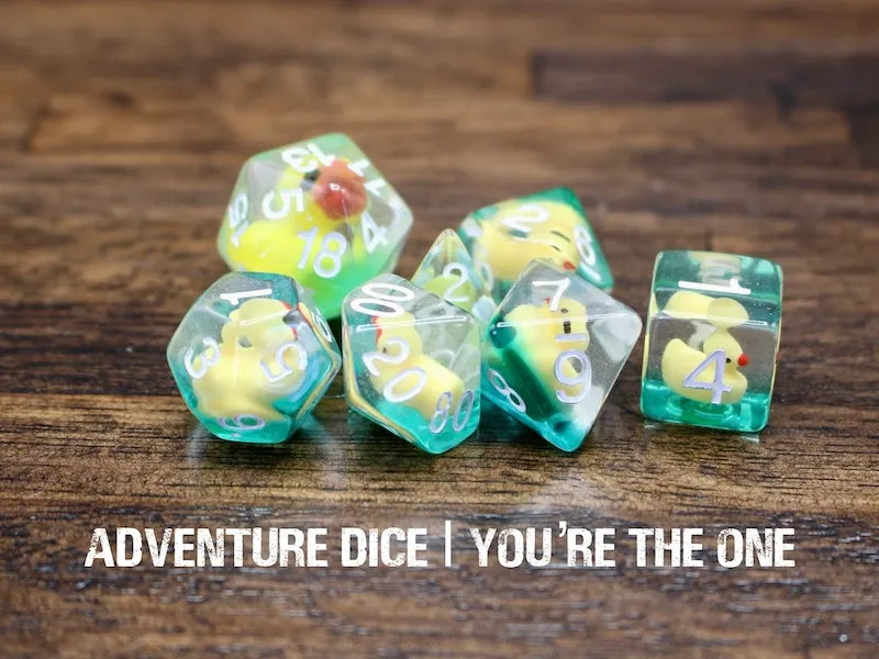 Adventure Dice Return of the Duck Dice Set Dice & Counters Adventure Dice | Red Claw Gaming