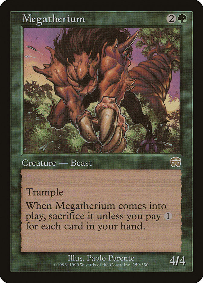 Megatherium [Mercadian Masques] MTG Single Magic: The Gathering    | Red Claw Gaming