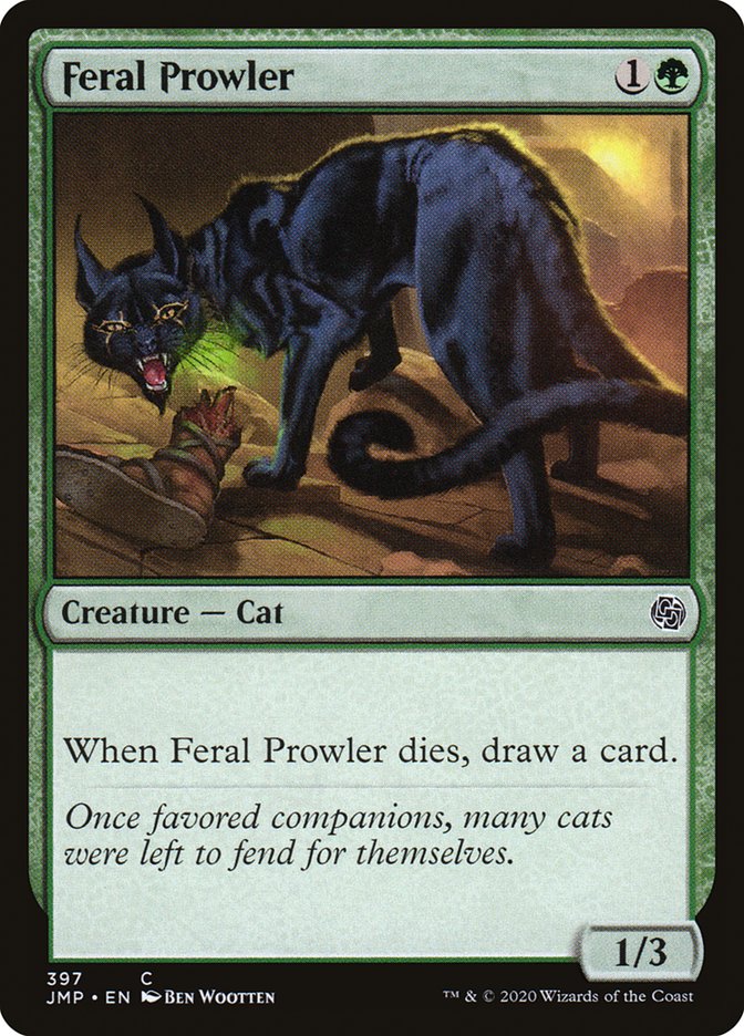 Feral Prowler [Jumpstart] MTG Single Magic: The Gathering    | Red Claw Gaming