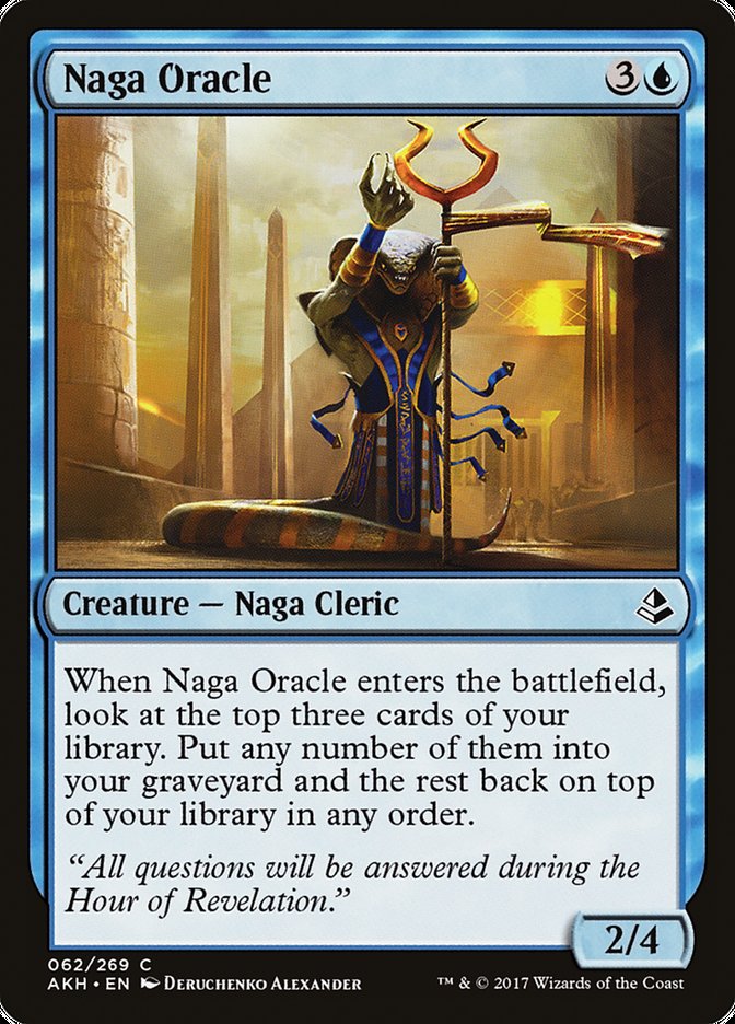 Naga Oracle [Amonkhet] MTG Single Magic: The Gathering    | Red Claw Gaming